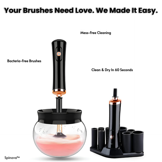 Spinova™ - For you who hate cleaning makeup brushes