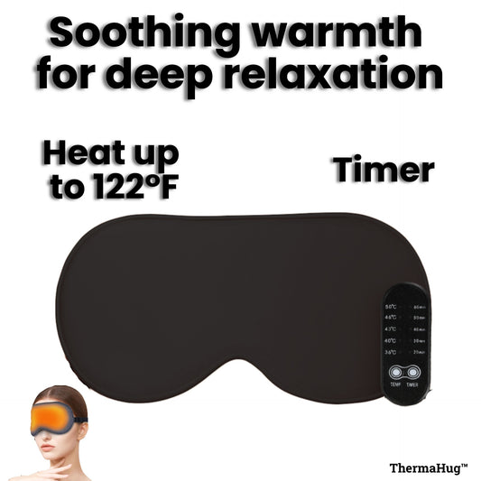 Sleep mask with heating